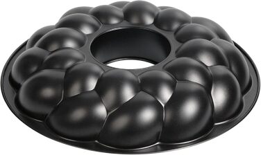 Форма для плетеной пасхальной выпечки калачей 32 см, черная Kaiser