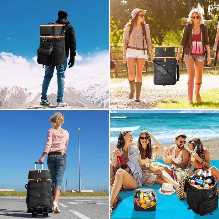 Термосумка на колесах на 72 банка Odoland