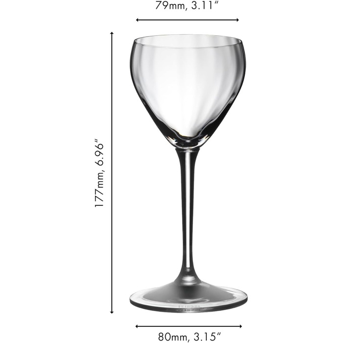 Бокали Riedel Nick & Nora, 2 шт., великі, кришталь, машинне виробництво