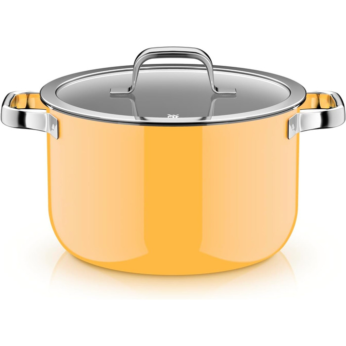 Набор кастрюль со стеклянными крышками, 4 предмета, желтый Fusiontec Mineral Pro WMF