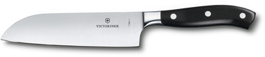 Кухонний ніж Victorinox Grand Maitre Santoku лезо 17см з чорн. ручкою у подар.упак.