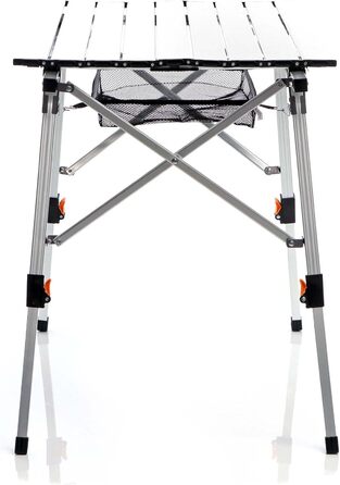 Складний алюмінієвий стіл для кемпінгу 90x53 см Wiltec