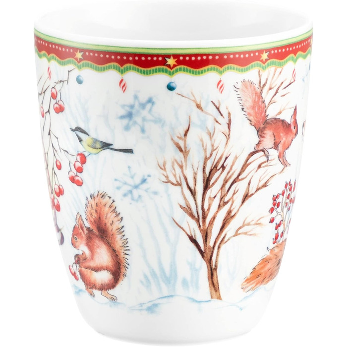 Рождественская кружка с ручкой 400 мл Лесные животные, фарфор Seltmann Weiden