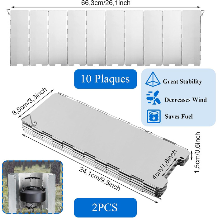 Брызкозащитный экран для уличных плит и газовых плит YAYODS