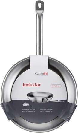 Сковорода 20 см нержавеющая сталь Industar Gastrosus