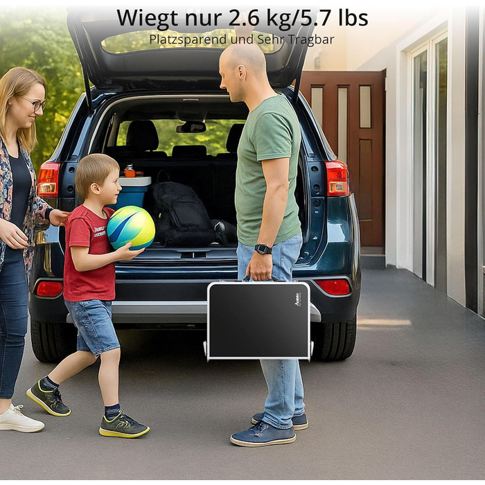 Сложный серый кемпинговый столик Anbte