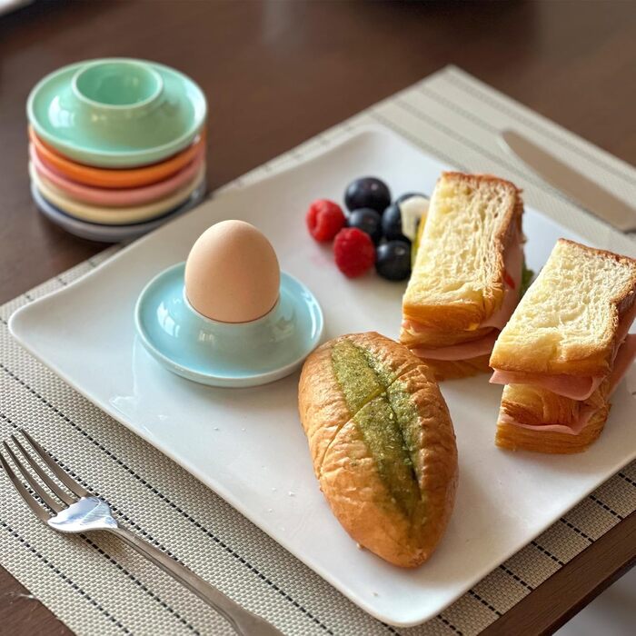 Керамічні підставки для яєць 6 шт Cinf