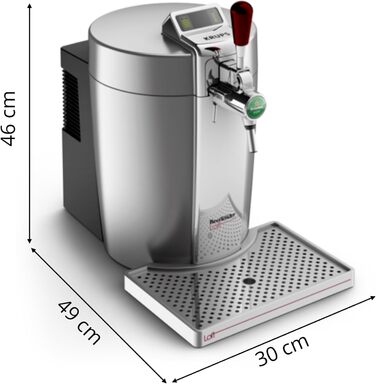 Система для розливу пива, Сріблясто-Хромована, 700E00 Beertender Loft Edition