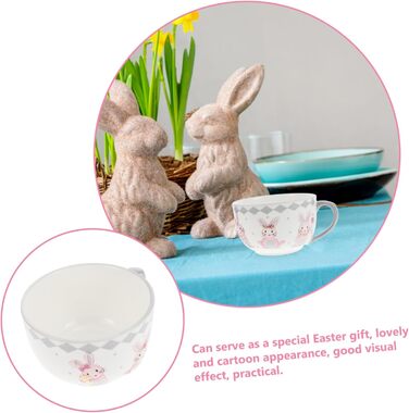 Керамічна чаша для супу у вигляді кролика 450 мл ABOOFAN