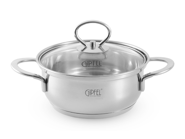 GIPFEL Каструля зі скляною кришкою SOFIA, 2,2л 2317 GIPFEL