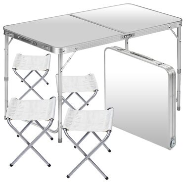 Складний багатофункціональний кемпінговий стіл зі стільцями GOODS+GADGETS