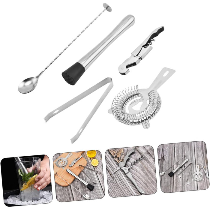 Набор из нержавеющей стали бармена SHOWERORO