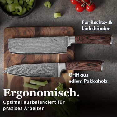 Набор кухонных ножей 2 шт Wakoli