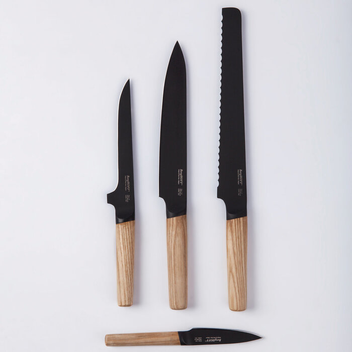 Нож для очистки 8,5 см черный/дерево Ron Berghoff