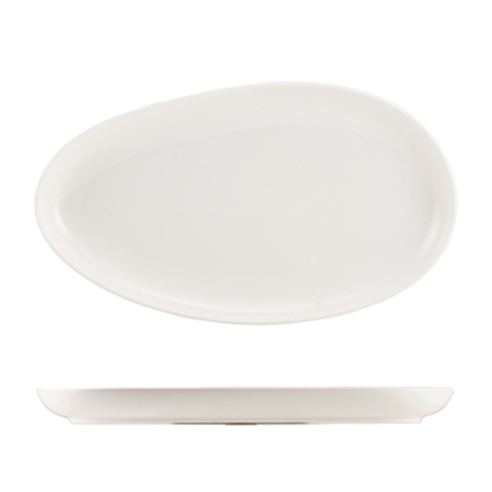 Тарелка овальная 29.5*17 см, Organic, GenWare