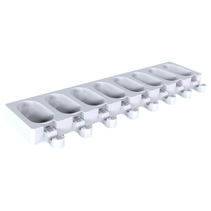 GEL18M CLASSIC WAVE MINI Набір для морозива на паличці 69x38 h22 мм (2 форми 8х37 мл+100 паличок+під