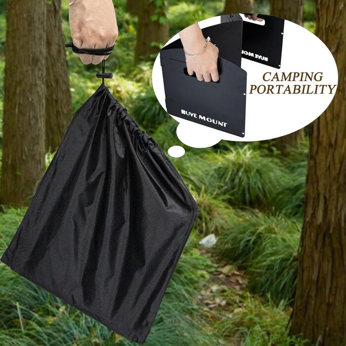 Складаний вітрозахист для кемпінгових плит 2 шт Niuohoy