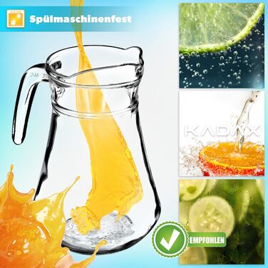 Скляний глечик 1,4 л KADAX