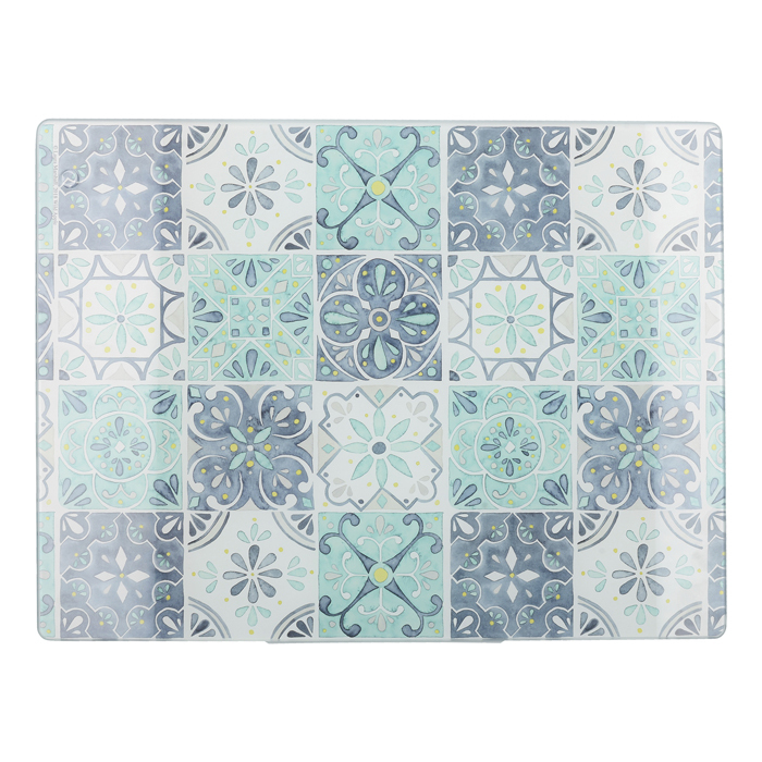 Дошка скляна CreativeTops Green Tile, 40 x 30 см