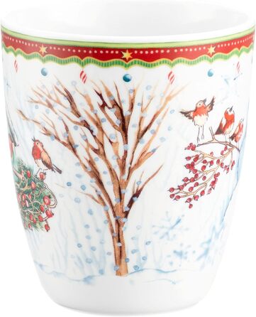 Рождественская кружка с ручкой 400 мл Снеговик, фарфор Seltmann Weiden