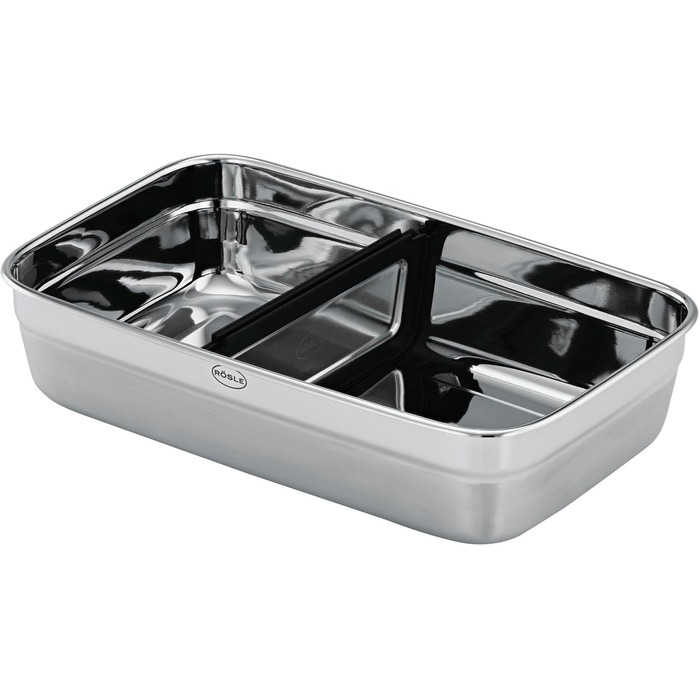 Контейнер для хранения 1 л прямоугольный, нержавеющая сталь FLEXX 2GO Rosle