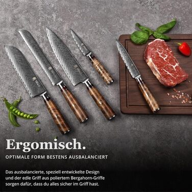 Набір кухонних ножів 6 шт Wakoli