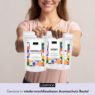 Сіль для копчення з нітриту натрію 900 г Limfood