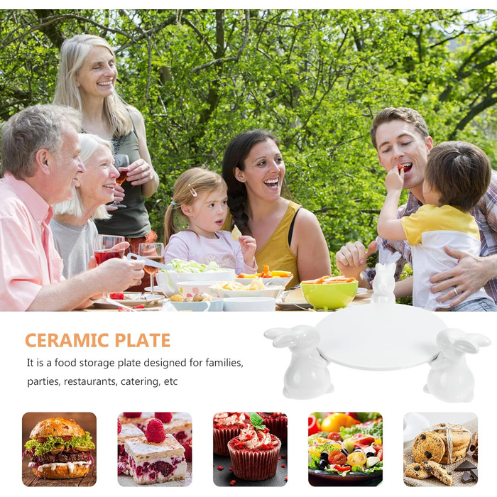 Порцелянова підставка для торта 24,5 см Zerodeko