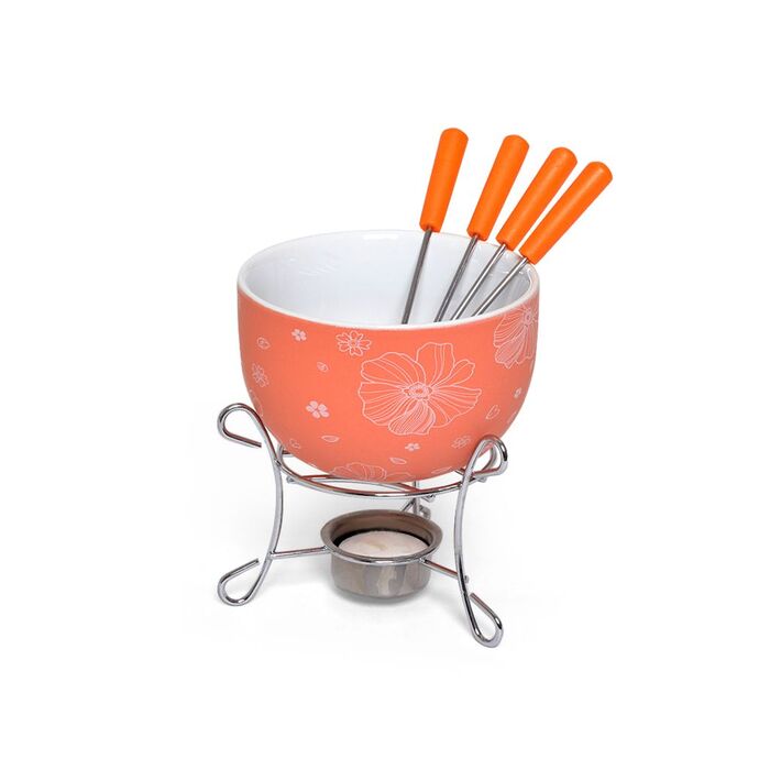 Набор для приготовления шоколадного фондя Fissman MINI ORANGE 6 предметов (6308)