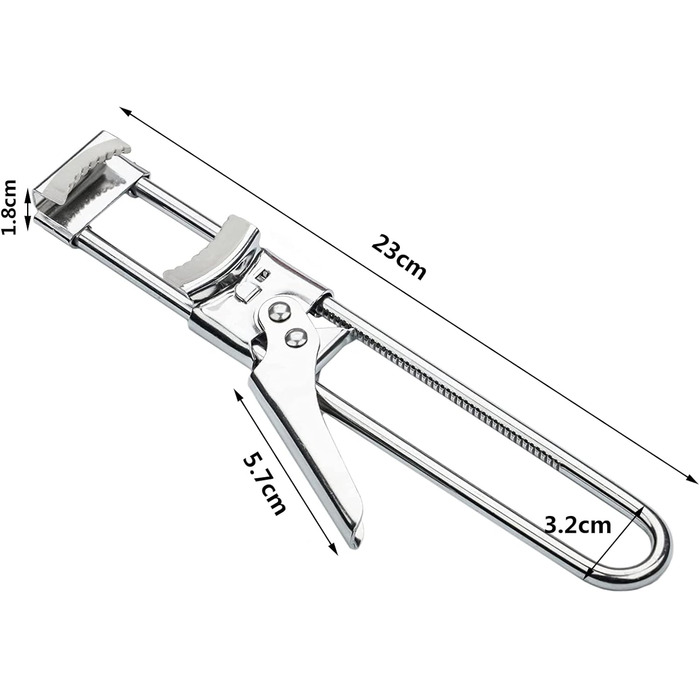 Набір з 2 відкривачів для банок, нержавіюча сталь Yüjuhe