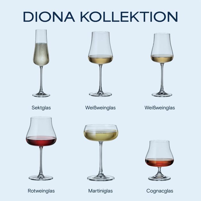 Набір з 6 келихів для білого вина 500 мл BOHEMIA CZECH REPUBLIC