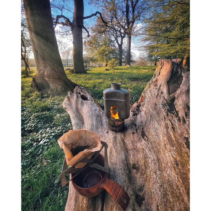 Титанова фляга для кемпінгу 1,1 л Boundless Voyage