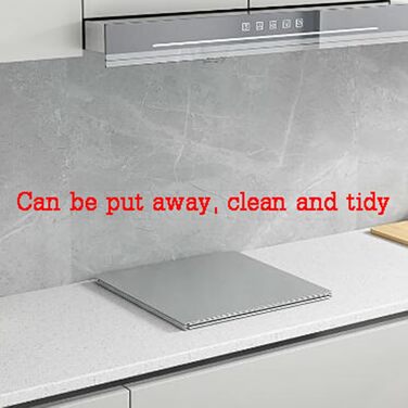 Складний настінний бризкозахисний екран для кухні 100 х 50 х 50 см Tauzveok