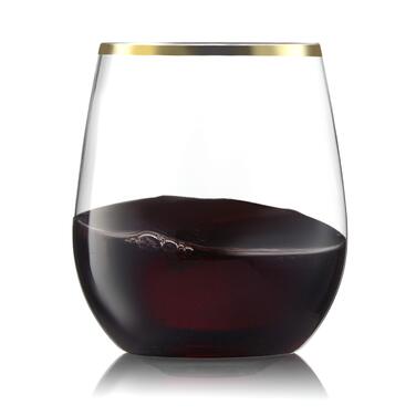 Пластиковые бокалы для вина без ножки 32 шт 340 мл CHATEAU FINE TABLEWARE