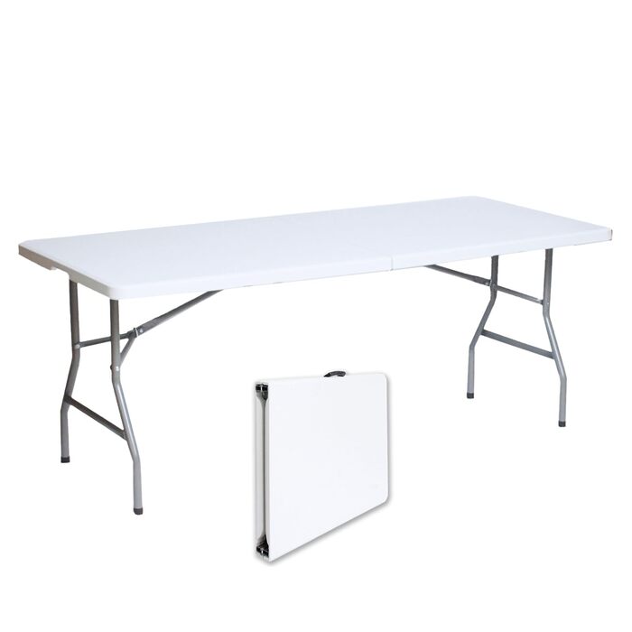 Складной фуршетный стол 180x75 см белый TRUTZHOLM