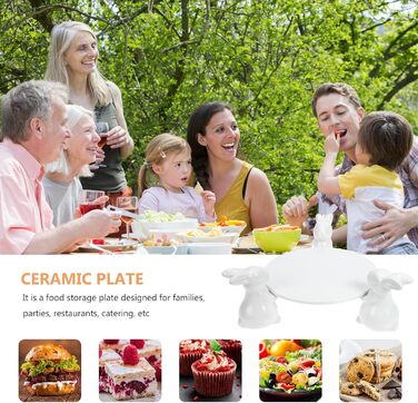 Порцелянова підставка для торта 24,5 см Zerodeko