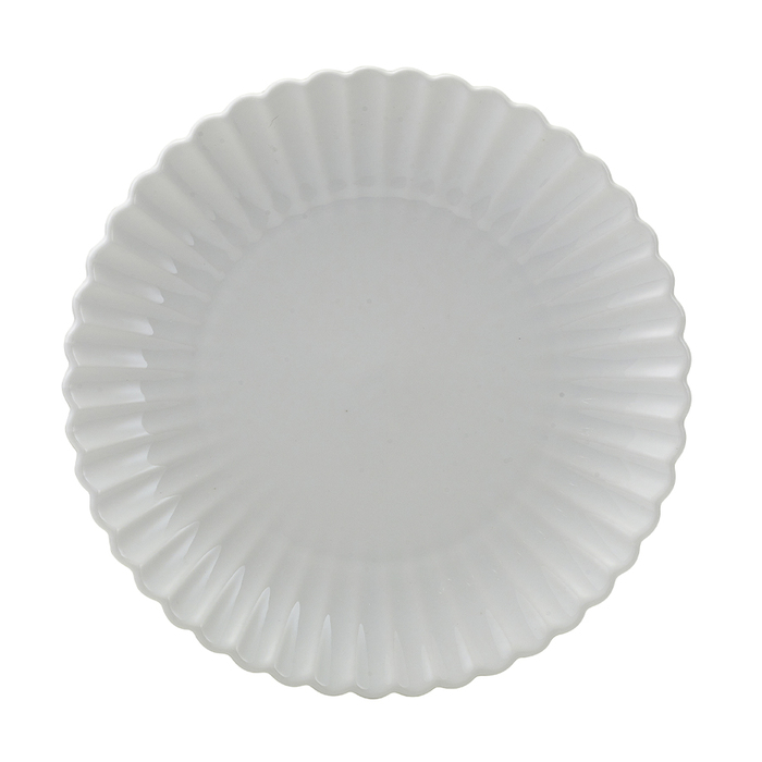 Тарілка 26 см, Incise Porcelain Scalloped, GenWare