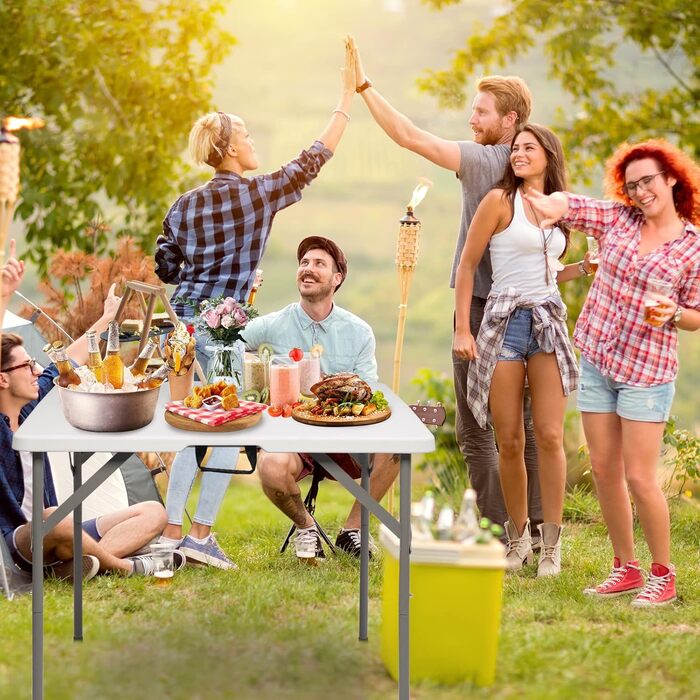 Складаний кемпінговий стіл 86 х 86 х 73,5 см Bonnlo