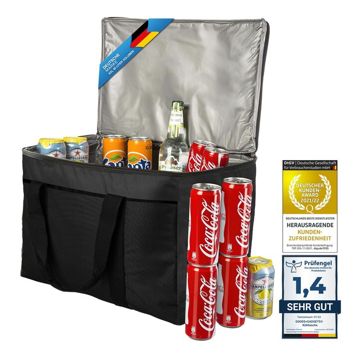 Термосумка 45 л черная GOODS+GADGETS