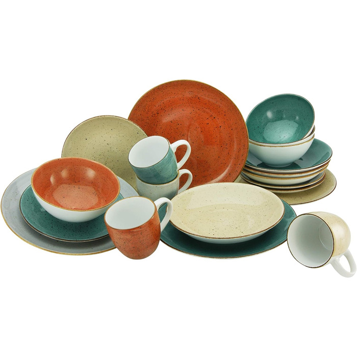 Набор посуды на 4 персоны, 16 предметов, Vintage Nature Verona Creatable