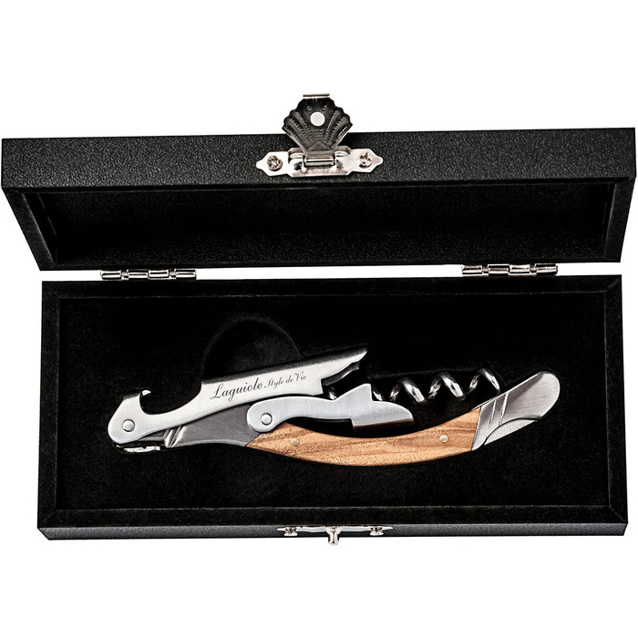 Штопор с открывалкой для бутылок и ножом для фольги Laguiole Style de Vie