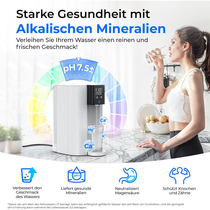 Настільна система зворотного осмосу CoreRO з мінералізатором WD‑C1SL Waterdrop