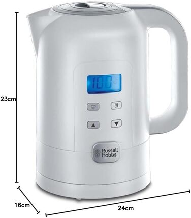 Чайник з цифровим налаштуванням температури 1.7 л, 2200 Вт Russell Hobbs