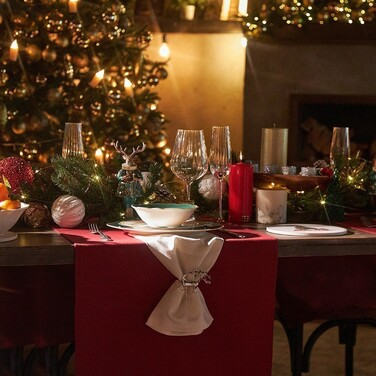 Салатник Fissman 15,5x5 см CHRISTMAS EVE фарфор (13758)