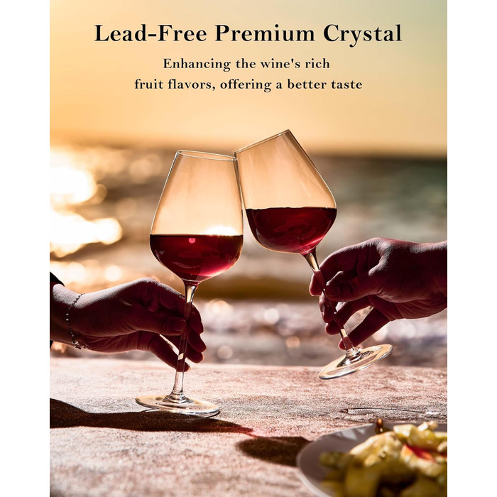 Набор бокалов для вина 4 шт 545 мл JBHO