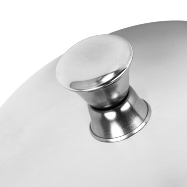 Молочник 600 мл з кришкою Fissman нержавіюча сталь (5249)