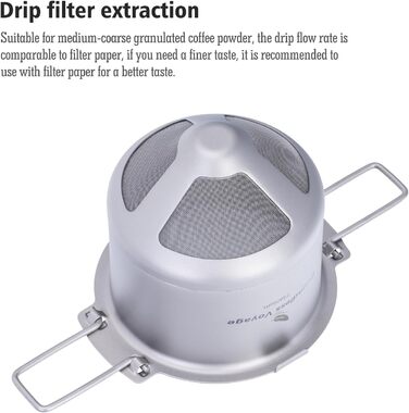 Титановый капельный кофейный фильтр Boundless Voyage