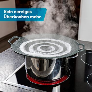 Силіконовий захист від розливу для каструль та сковорідок Ø 15-25 см Netrox