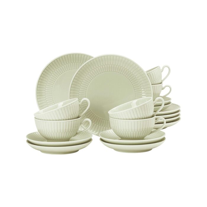 Чайний сервіз на 6 персон, 18 предметів, маленький Amina Seladon Seltmann Weiden