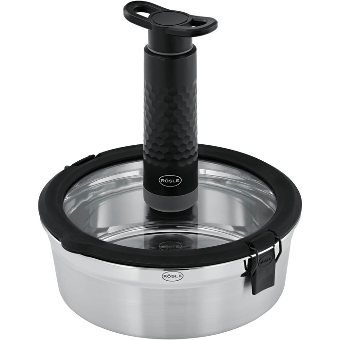 Ручний вакуумний насос RSLE FLEXX 2GO, створює вакуум лише за кілька кроків, чорний, ручний